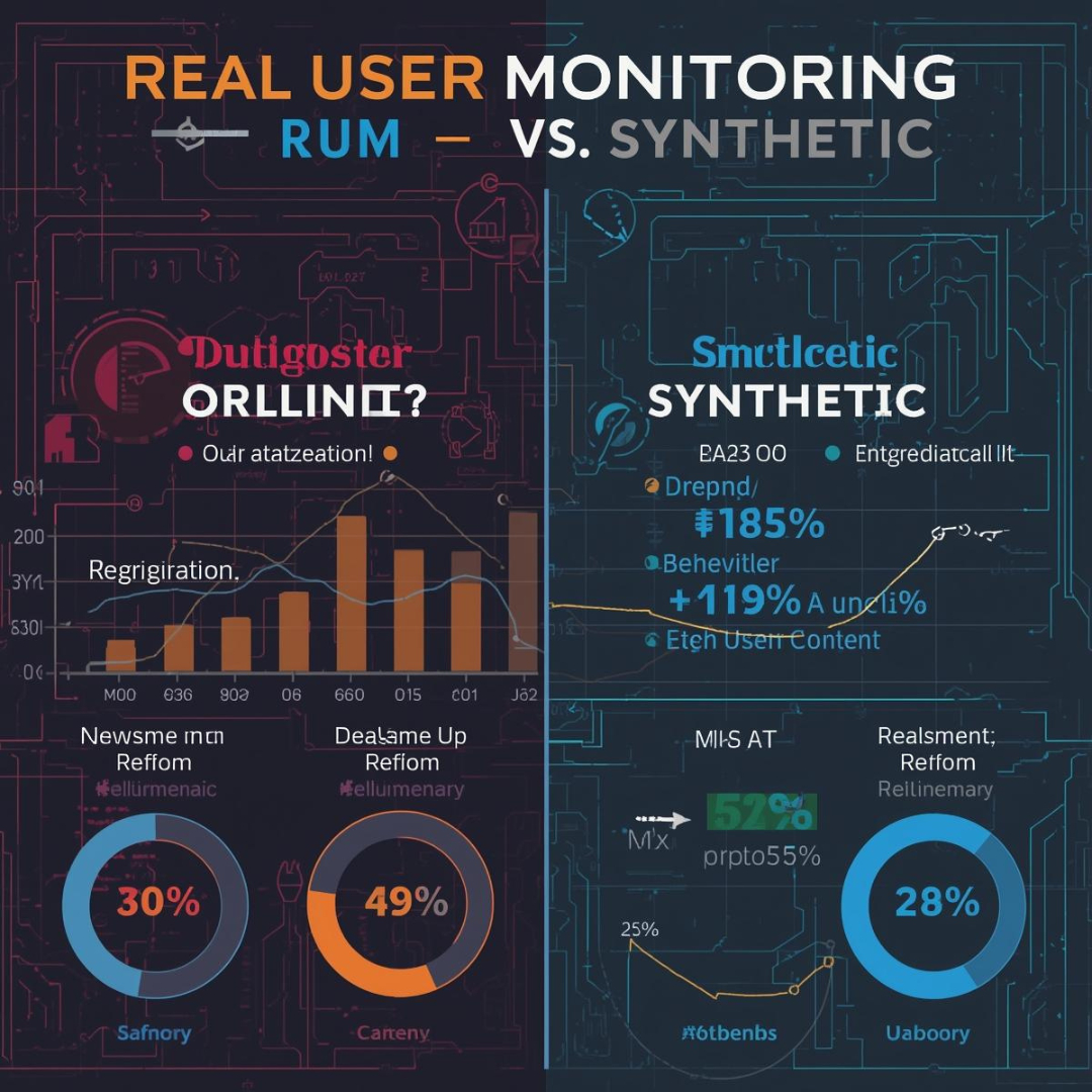 Real User Monitoring (RUM) vs Synthetic